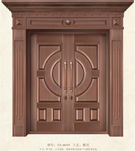 仿銅門 戶外仿銅門 國強門業