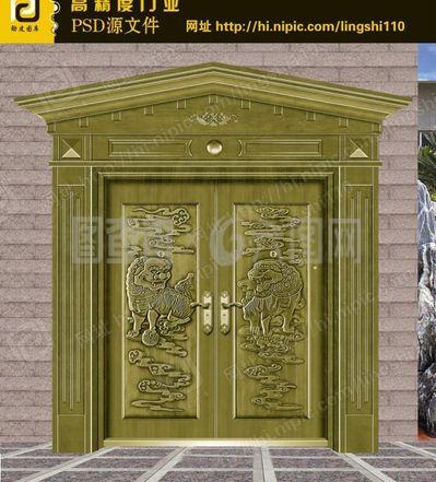 高精度銅門圖片