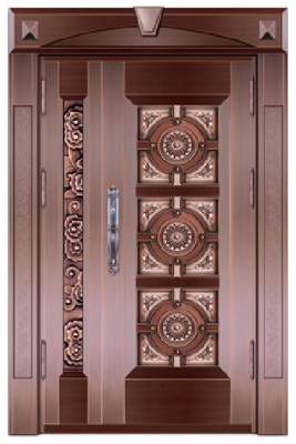 廠家直銷純銅別墅大門，真銅門與不銹鋼鍍銅門綜合解析